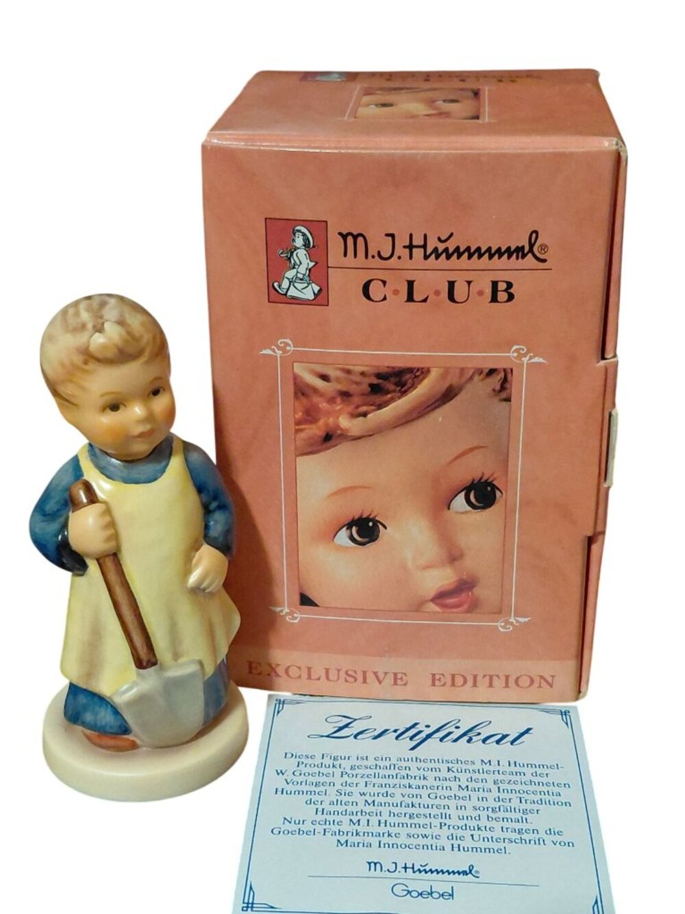 M.I. Hummel Club Exclusive Garden Treasures #1222 Figurine Hum 727 Vintage